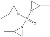 三-1-（2-甲基氮丙啶）氧化*分子式