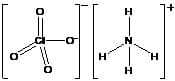 高氯酸铵结构式