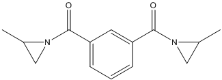 双-间苯二酰-1-甲基-氮丙啶结构式