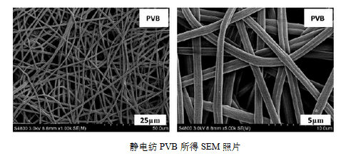 静电纺pvb所得SEM照片