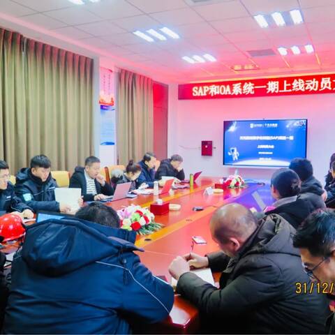 天元航材Sap系统上线动员大会宜昌分会