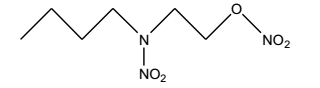 N-丁基硝氧乙基硝铵结构式